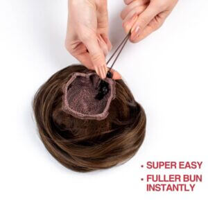 Super easy fuller bun how to use Using clever drawstring